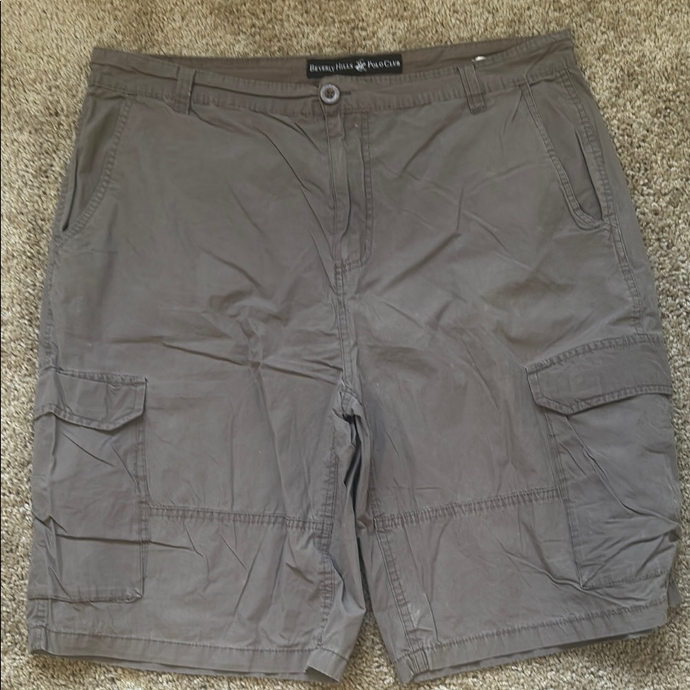Beverly Hills Polo Club Gray Men's Cargo Shorts size 34